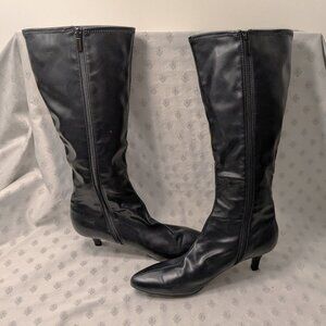 9.5 M Norris High Black Boots with IMPO Stretch